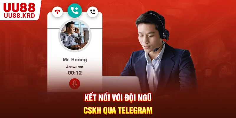 Kết nối với đội ngũ CSKH qua Telegram